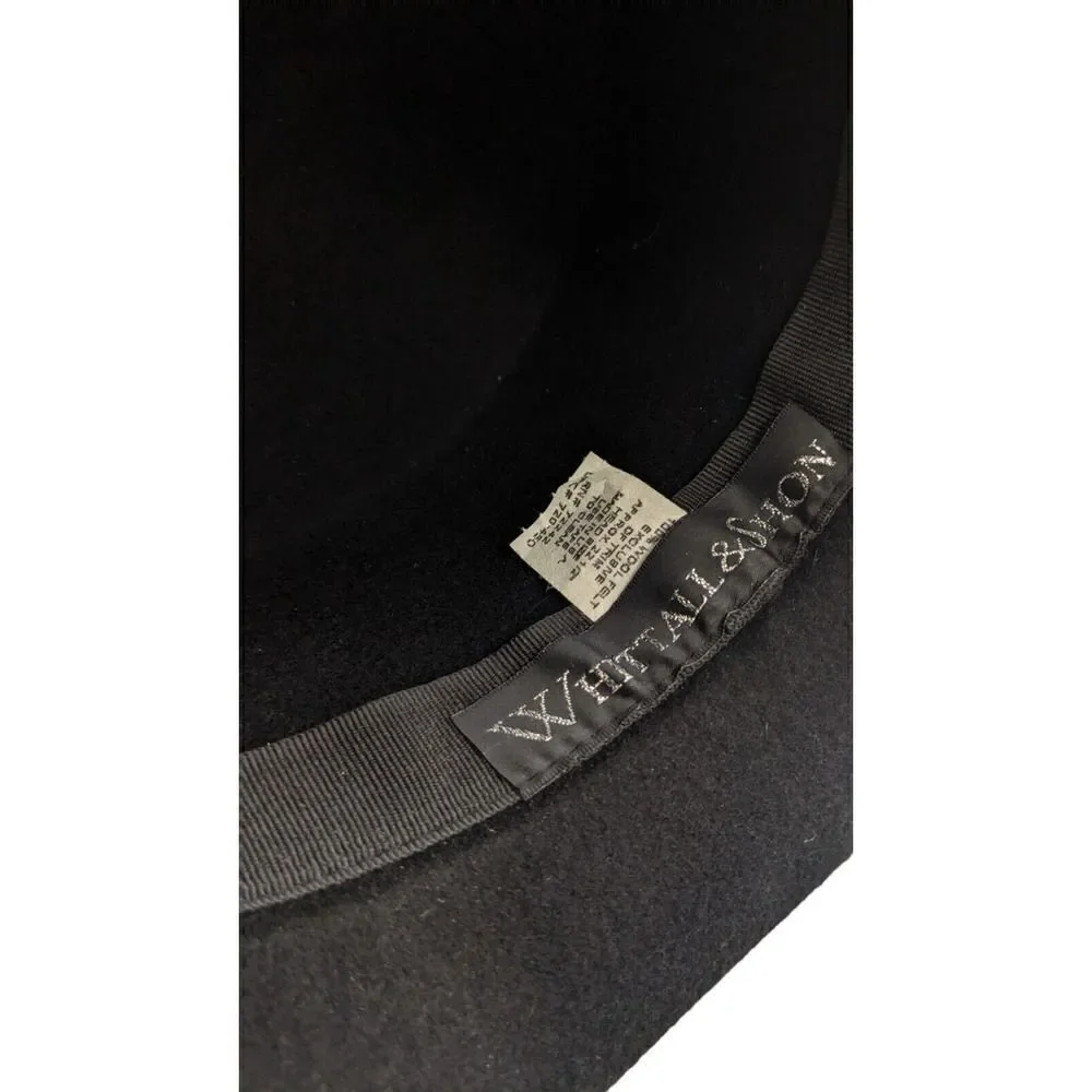Whittall Shon Real Feathered Church‎ Derby Hat Purple Blue Black Multicolored